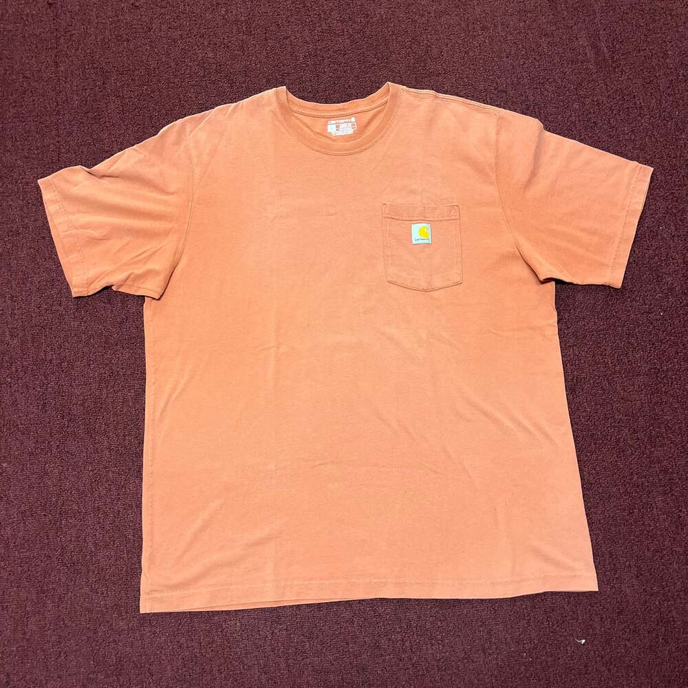 Carhartt Loose Fit Heavyweight Short-Sleeve Pocket T-Shirt Peach